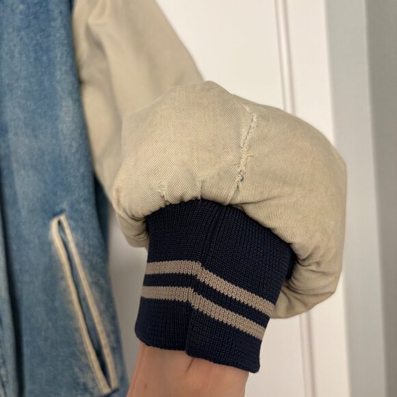 North Bay LTD Vintage Imperial Palace Las Vegas Denim Bomber Jacket - Picture 9 of 10